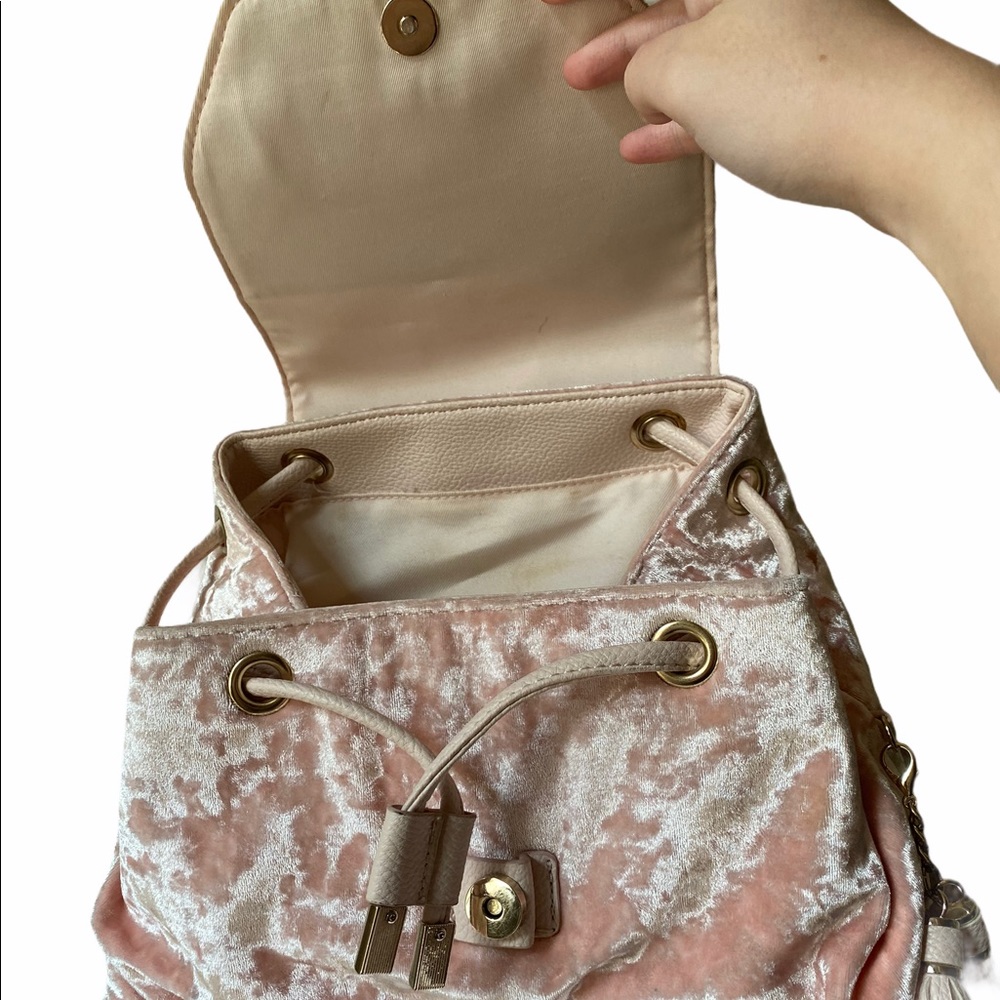 Guess Pink Velvet Backpack - Picture 3 of 4
